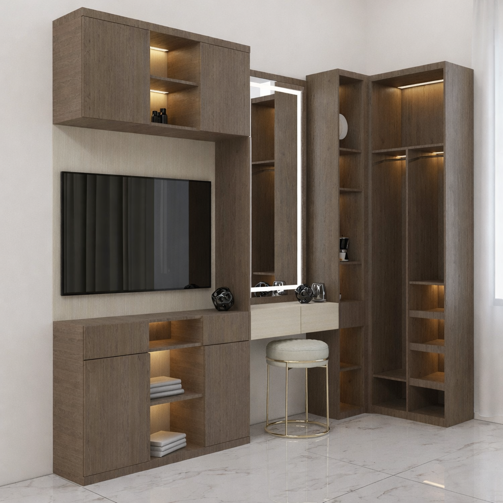 Smart Dressing & TV Unit – AlFaleej Furniture