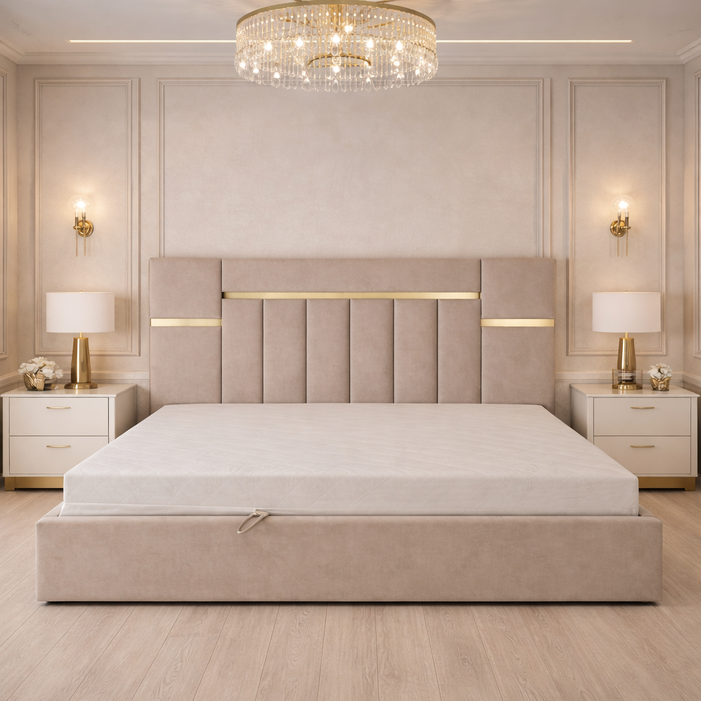 Aurelia Beige King Bed