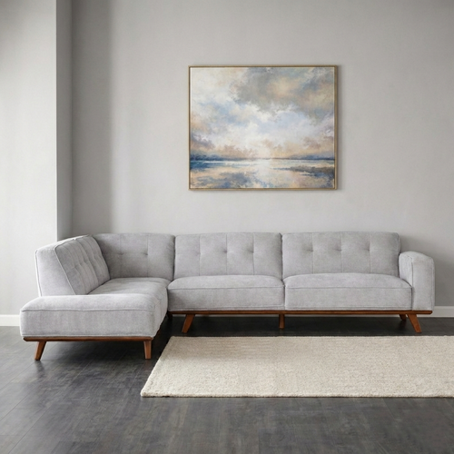 Cloud Grey L-Shaped Sofa