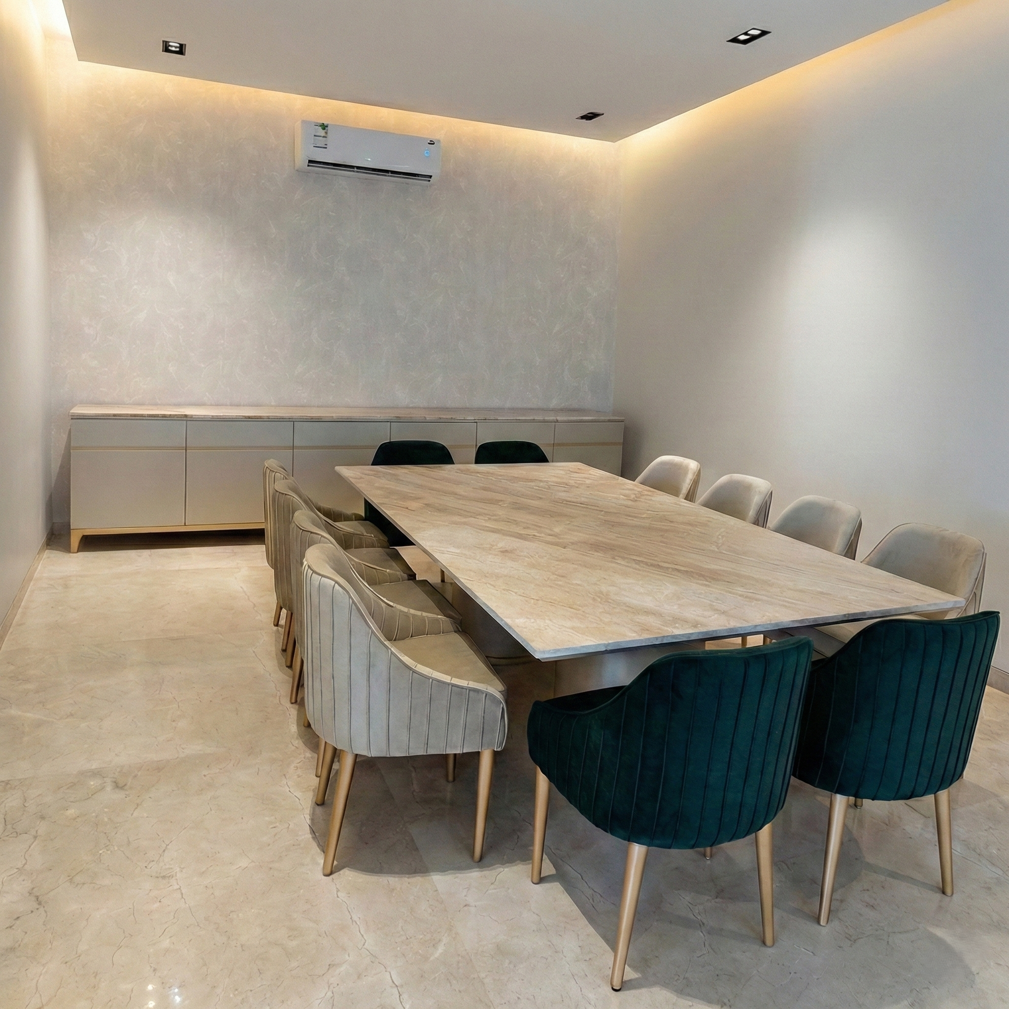 Elegant Granite Dining Table 8 Seater