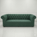 Green Chesterfield 3-Seater Sofa