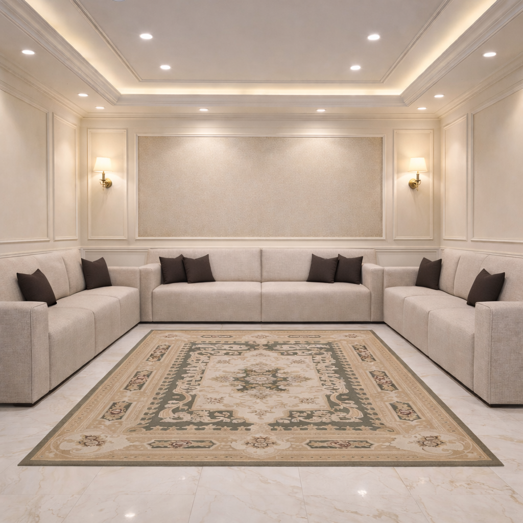 Heritage Beige Sofa Set