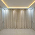 Ivory Flow Wave Curtains