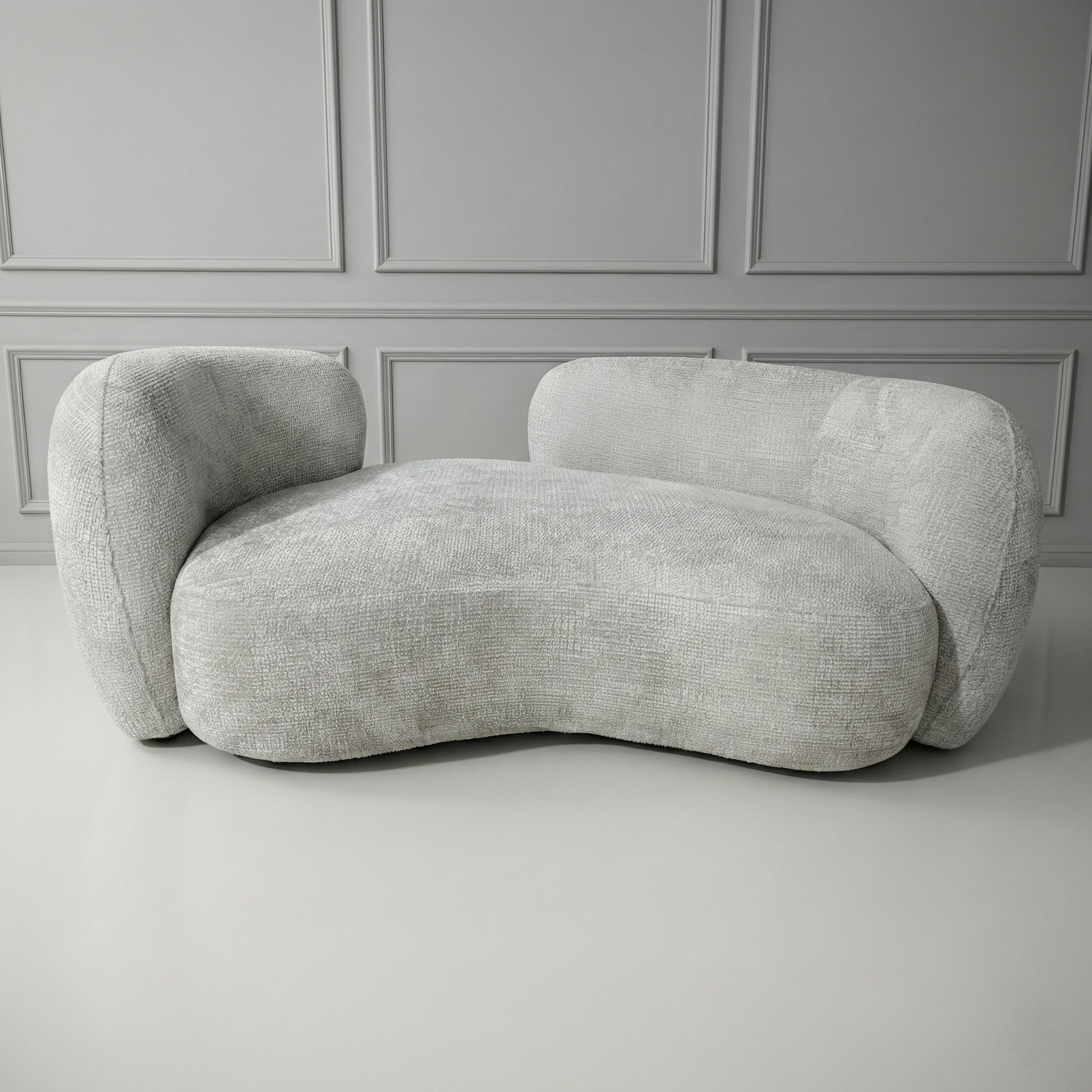 Ivory Pebble Loveseat