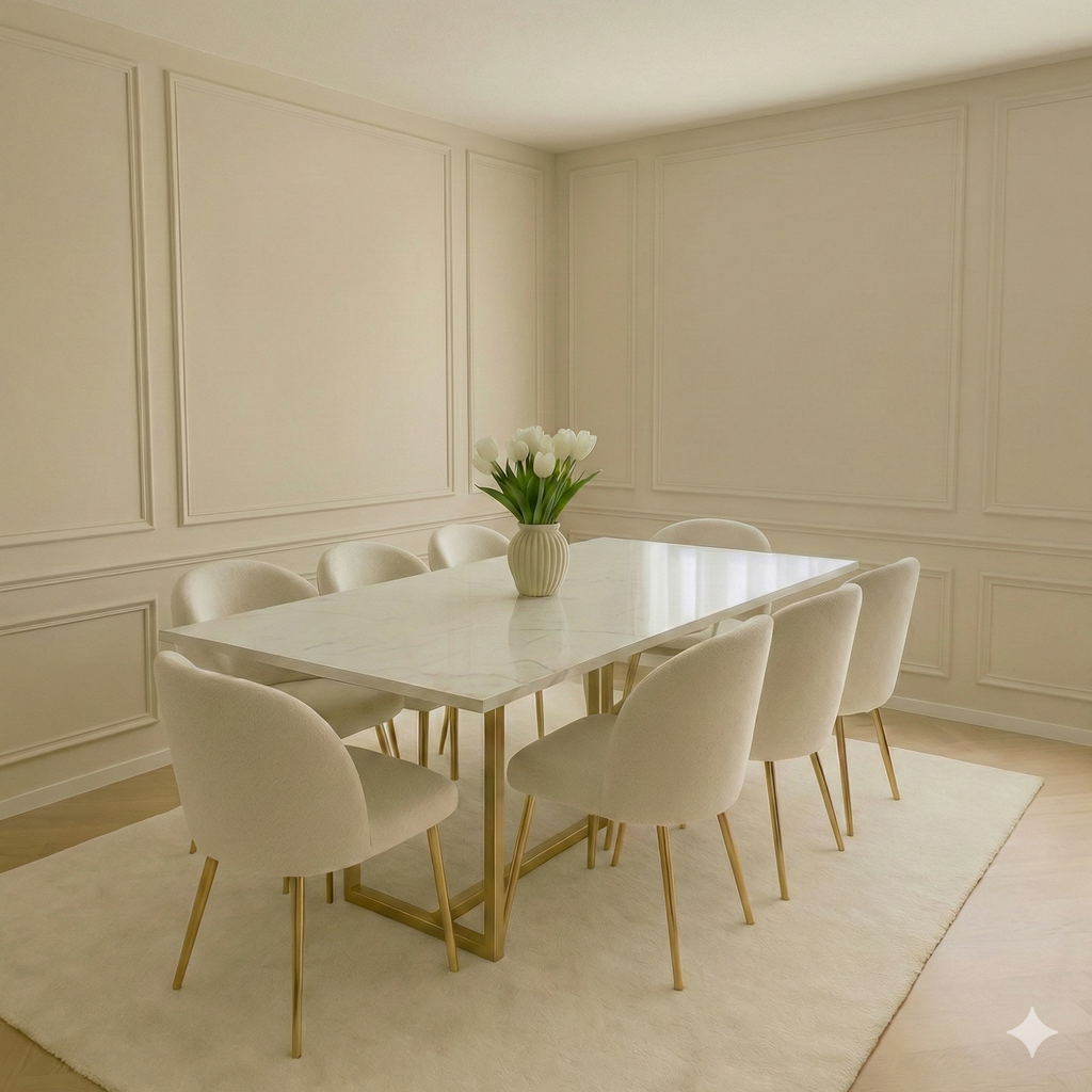 Valence Marble Dining Table