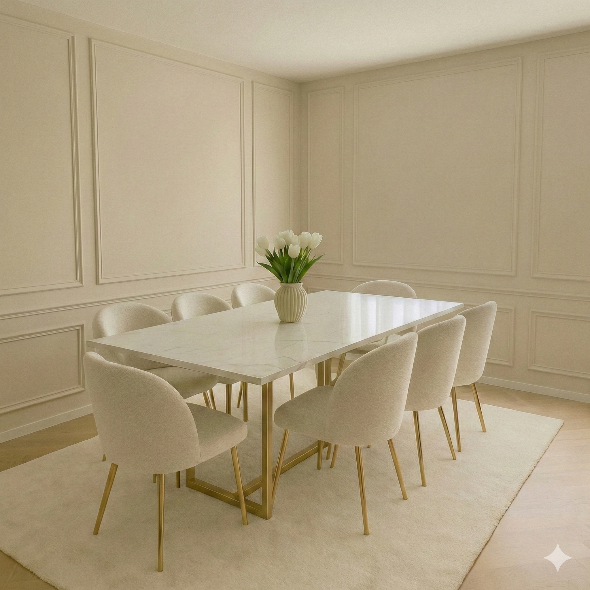 Valence Marble Dining Table