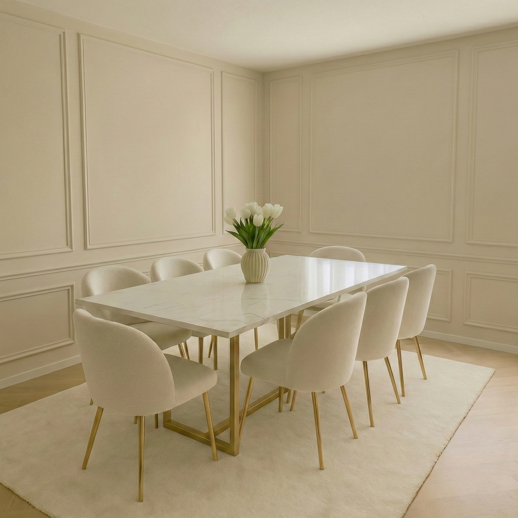 Valence Marble Dining Table