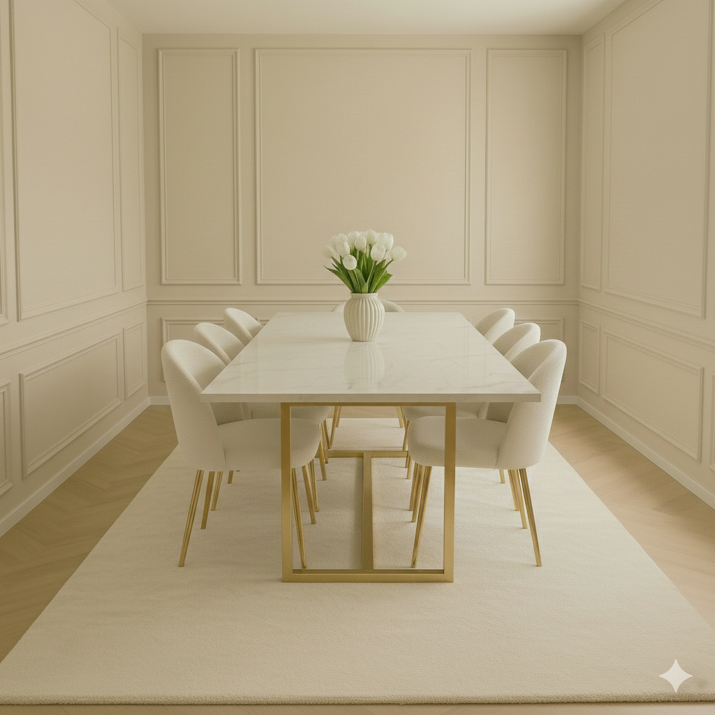 Valence Marble Dining Table