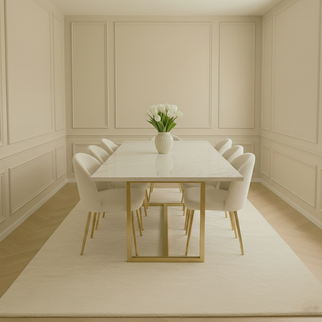 Valence Marble Dining Table