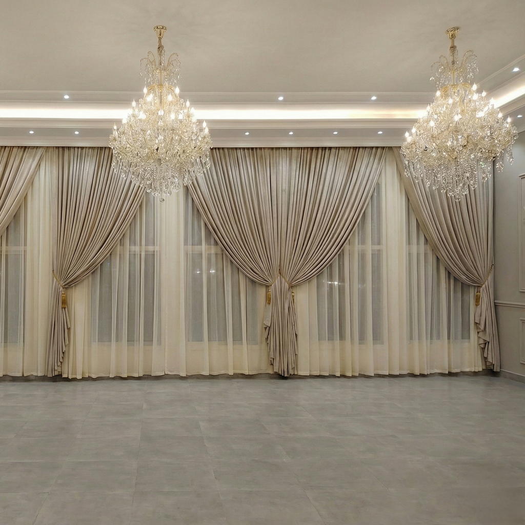 Signature Ivory Wave Curtains