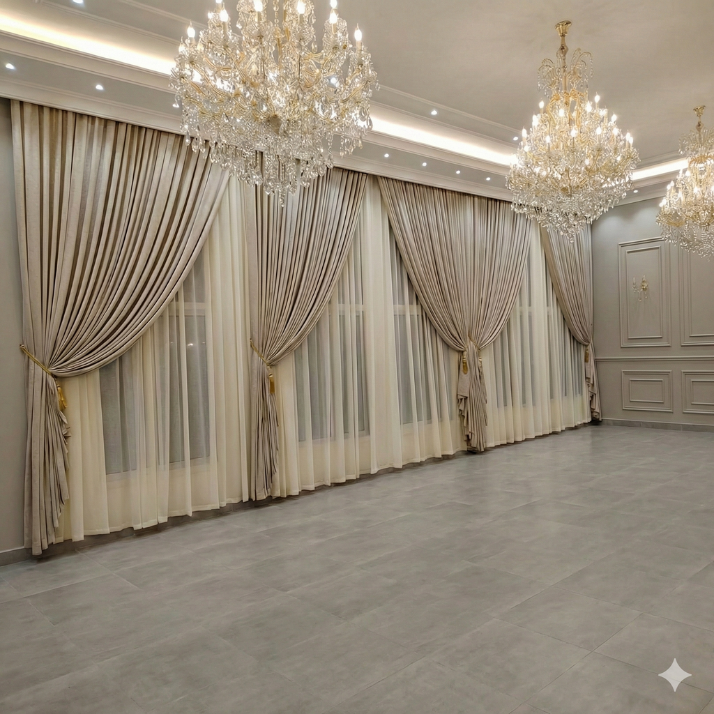 Signature Ivory Wave Curtains