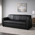 Signature Studio 3-Seater Black Sofa