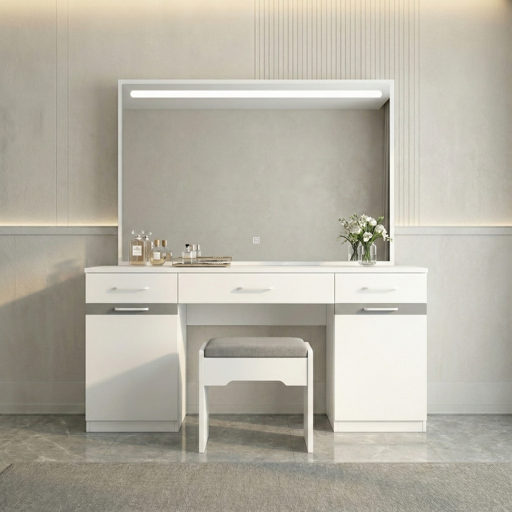 White Elegance Bedroom Set